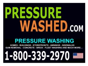 Pressure washing - Power washing